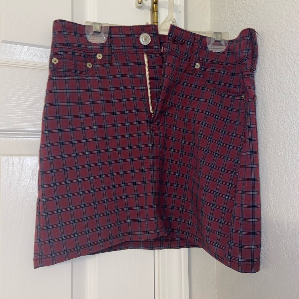 Checkered Skirt